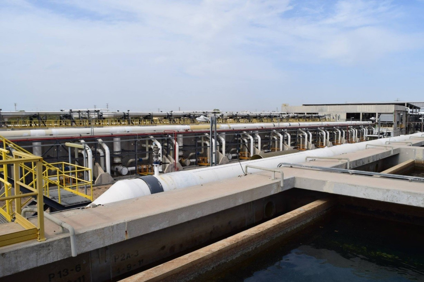 View of Israel’s Sorek Desalination Plant